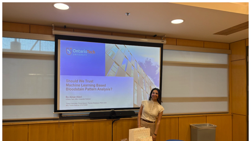 Ainaz passes Masters Thesis!