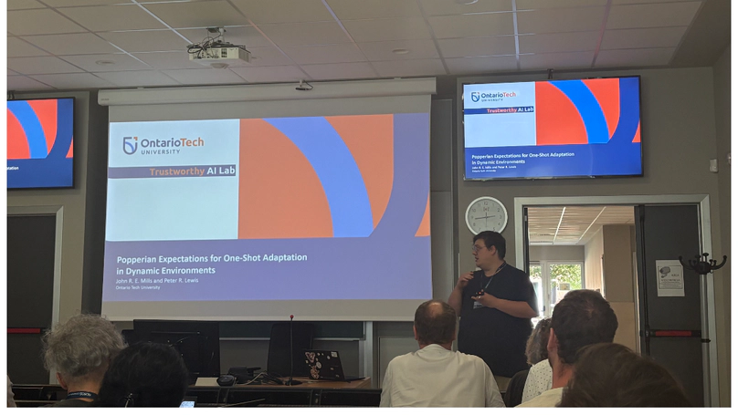 John, Ronika, Nathan and Peter present at ACSOS 2026